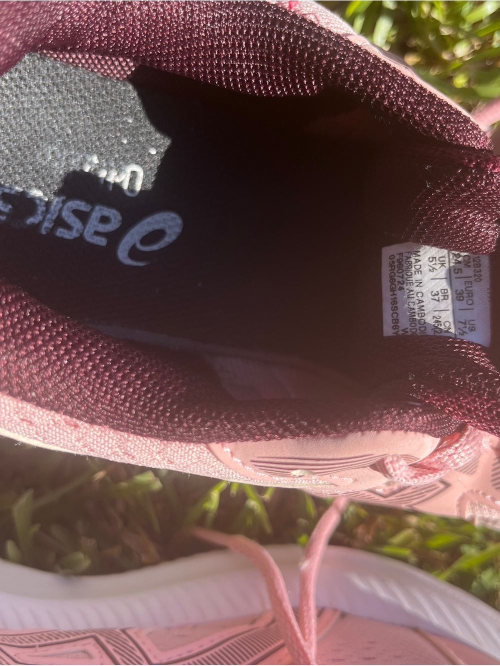 ASICS Women's Gel-Contend 8 Running Shoes, 7.5, Frosted Rose/DEEP Mars - Picture 7 of 9